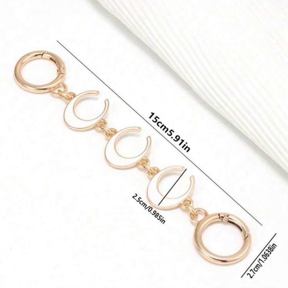 C Strap Extender in Gold and White!!